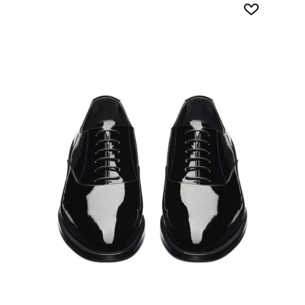 Saint Laurent patent lace oxfords
